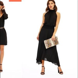 Veronica M Hi Neck Maxi Dress